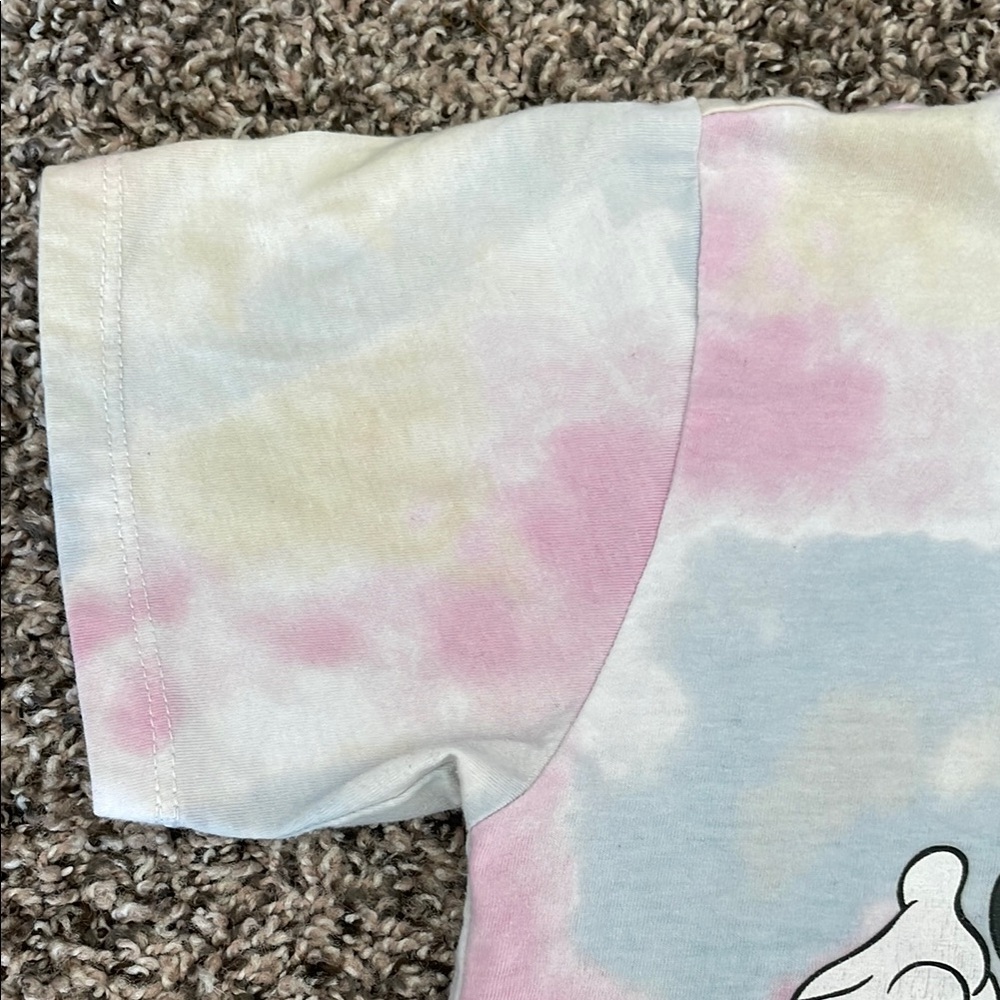 Disney Mickey and Friends Pastel Tie-Dye Kids T-Shirt - Picture 3 of 7
